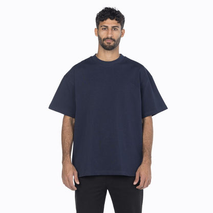 Men drop shoulder crew neck shirt