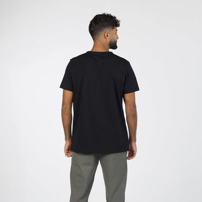 premium black crew tee