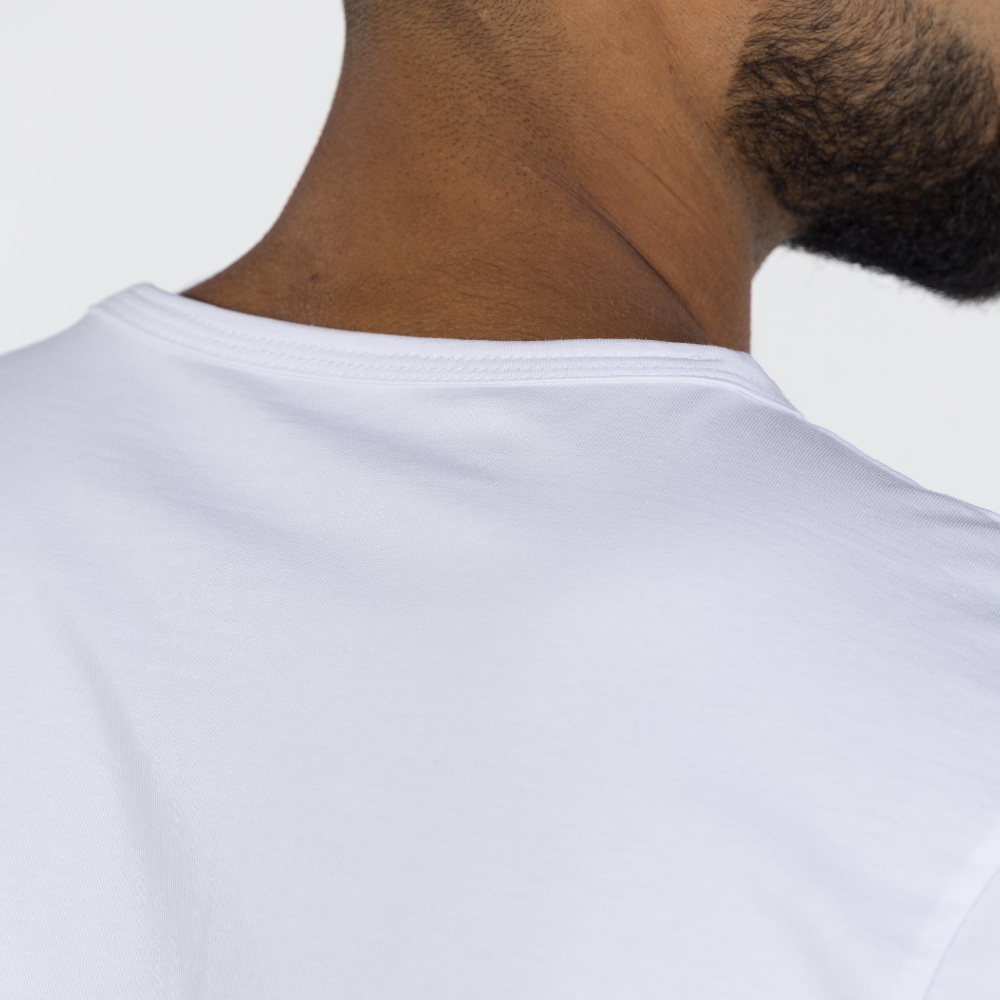 reinforced collar cotton shirt