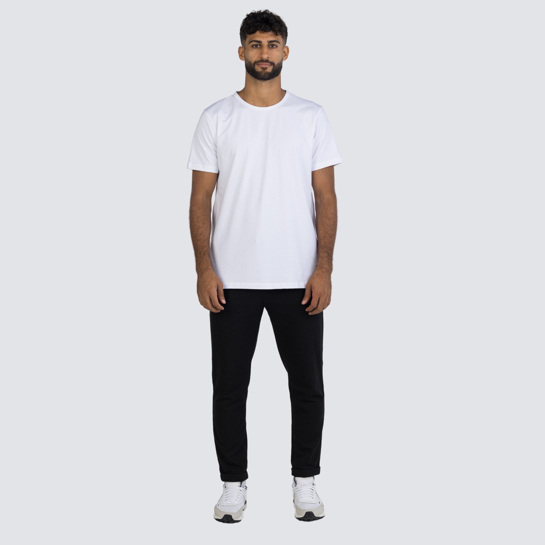 white Egyptian cotton t-shirt